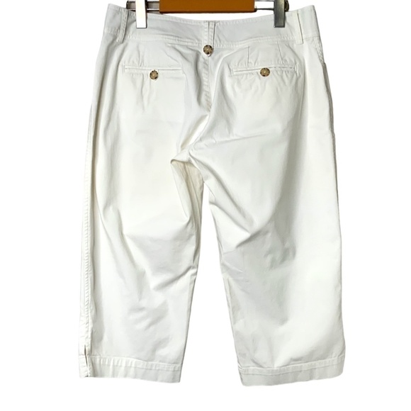 EDDIE BAUER ‘Blakely’ Cotton / Spandex Blend White Bermuda Shorts MADE IN INDIA - Picture 4 of 11